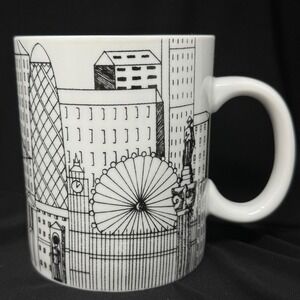 London Souvenir Sight Coffee Mug Big Ben Eye Gherkin Bridge Double Decker Ex Lg